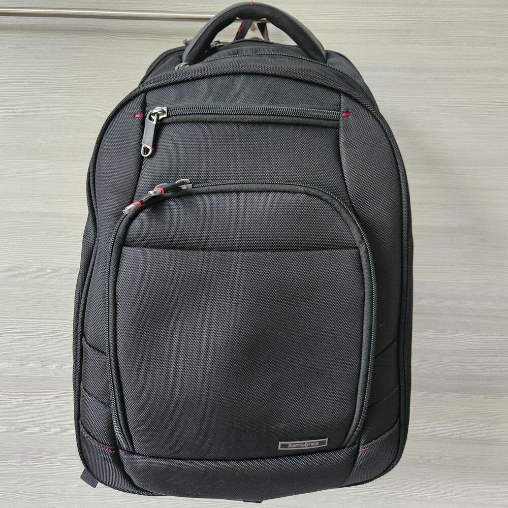 Samsonite‎ Xenon 2 Laptop TSA Checkpoint Friendly Laptop Backpack Black Red Bag